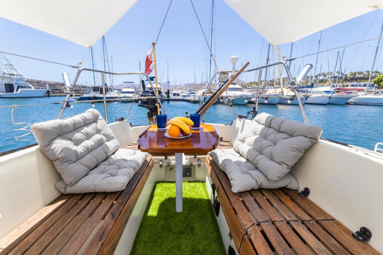 Seaside Chill-Out Stay On A Sail Yacht Puerto Calero Exterior photo