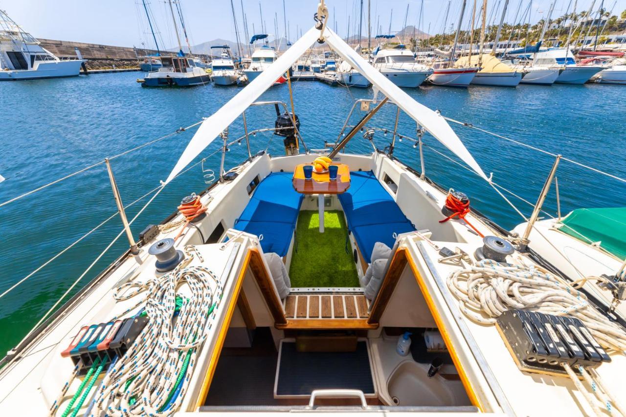 Seaside Chill-Out Stay On A Sail Yacht Puerto Calero Exterior photo